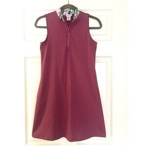 Tommy Bahama Women’s Golf Performance Dress Leisure Size Xs Mauve 1/4 Zip Preppy